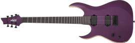Schecter DIAMOND SERIES  John Browne Tao-6 Satin Trans Purple  Left Handed 6-String Electric Guitar 2023